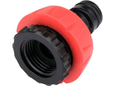Адаптер сполучний YATO водяних шлангів Ø= 1/2" і 3/4" з краном [24/240]
