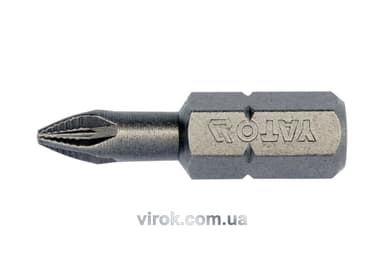 Насадка викруткова YATO : "Pozidriv" РZ1 x 25 мм. HEX 1/4". 10 (Уп/Шт.) [25/200]