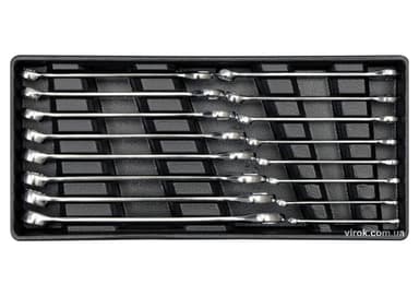 Вклад до інструментальної шафи YATO, набір комбінованих ключів 6-21 мм, 16 шт. [8]