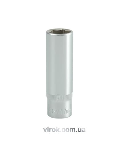 Головка торцева 6-гранна YATO : подовжена, квадрат 1/2", М= 17 мм, L= 76 мм [12/60/120]