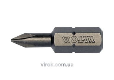 Насадка викруткова YATO : "Philips" РH0 х 25 мм. HEX 1/4". 10 (Уп/Шт.)(DW)