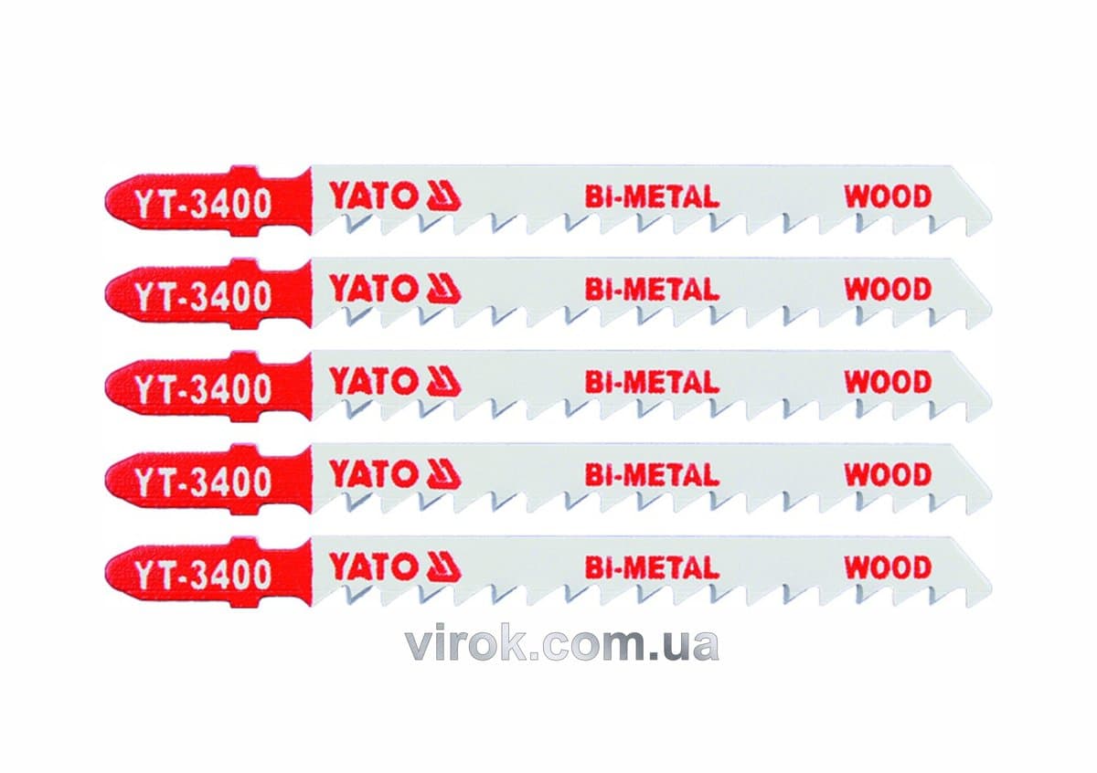 Полотно для електролобзика YATO BI-METAL (дерево) , 6TPI , l=100м, набір 5пр. [50/250]