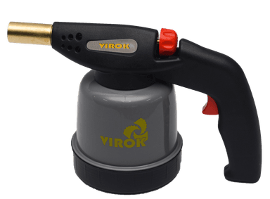 Лампа паяльна газова VIROK з п`єзозапалом 360º під балон 190 г [6]