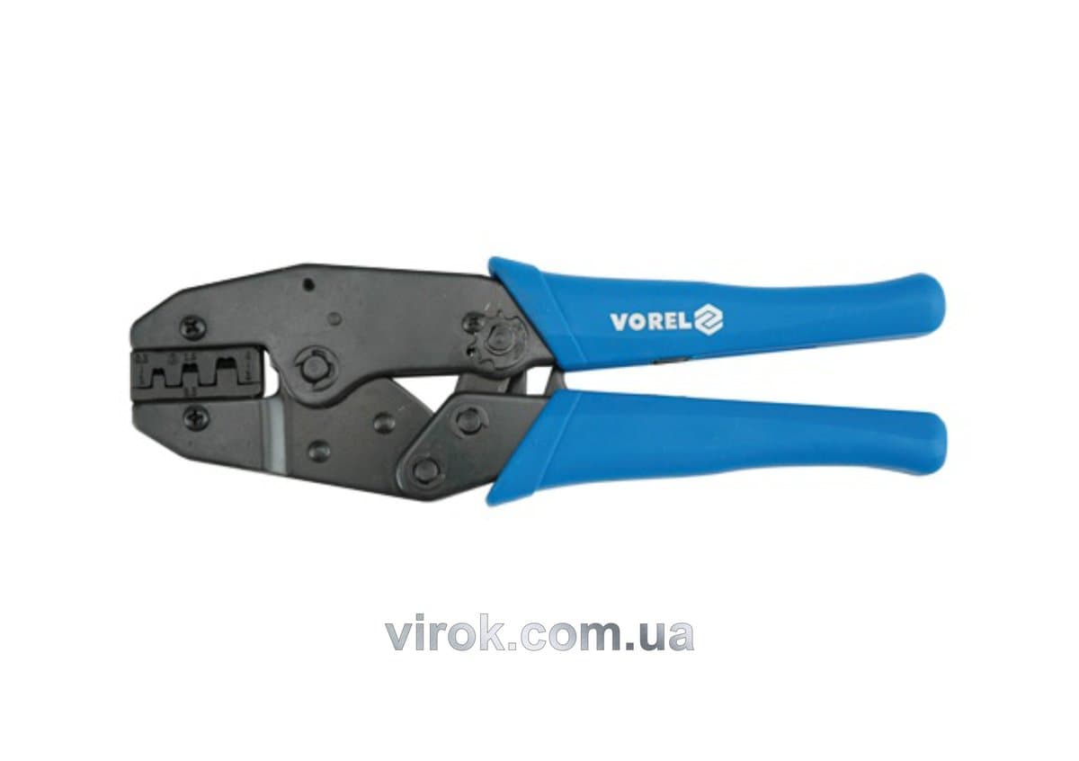 Кліщі для обтискання і зачистки проводів VOREL : L=220 мм(DW)