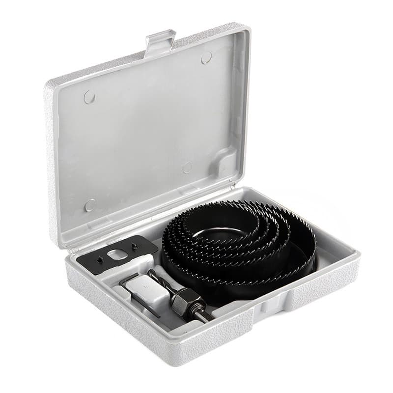 APRO Набір кільцевих пил 8 предметів, глибина 25 мм (64/76/89/102/127)