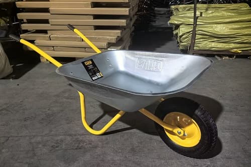 Тачка садова одноколісна 70л, 130кг, колесо пневмо 3,5х8'' СИЛА