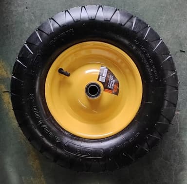 Колесо для тачки пневматичне 4PR, 4х8'', з квадратним малюнком протектора СИЛА