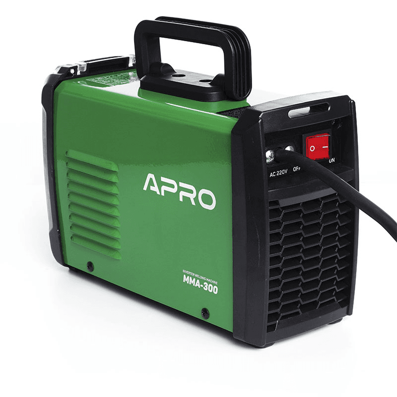APRO Зварювальний апарат інверторний MMA-300 20-300 А ел.5 мм 3+2 м