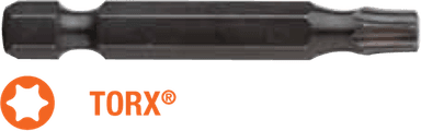 Насадка викруткова USH Industry TORSION TORX T15 x 50 мм. Torsion, подовжена Уп. 10 шт.