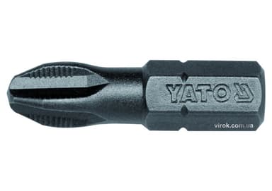 Насадка викруткова YATO : Philips PH3 x 25 мм. HEX 1/4". 50 (Уп/Шт.) [20/40]
