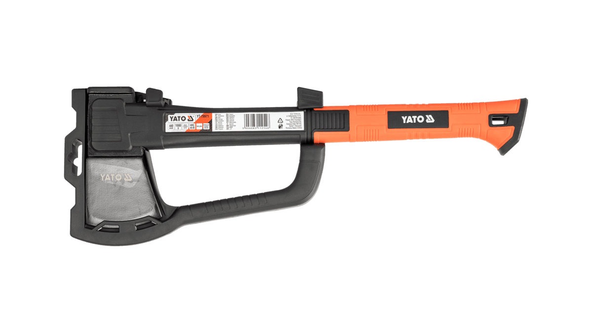 Сокира теслярська YАТО: обух m= 1.0 кг, держак з нейлону [4/16]