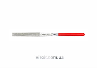 Надфіль алмазний YATO плоский, l= 180/70 мм, b= 5 мм [45/450]