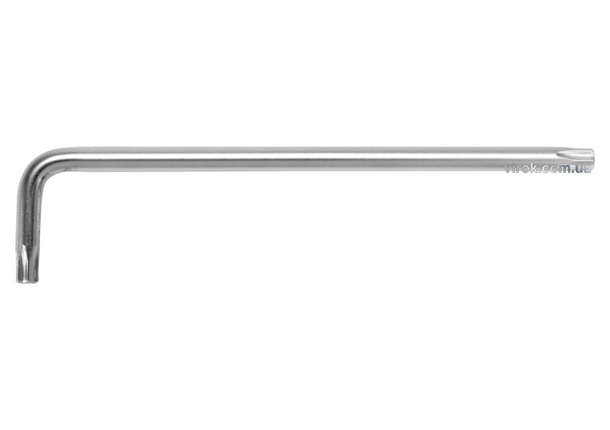 Ключ TORX Г-подібний 2-сторонній YATO Cr-V, Т27, 21 х 105 мм [100]