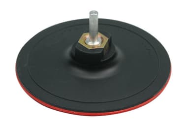 Круг-насадка шліфувальна VOREL з липучкою : Ø=125мм + гайка М14, винт [30/120]