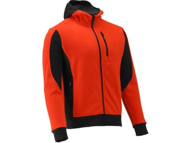 Худі флісовий з поліестеру YATO розмір XL, червоно-чорний, 5 кишень [20]