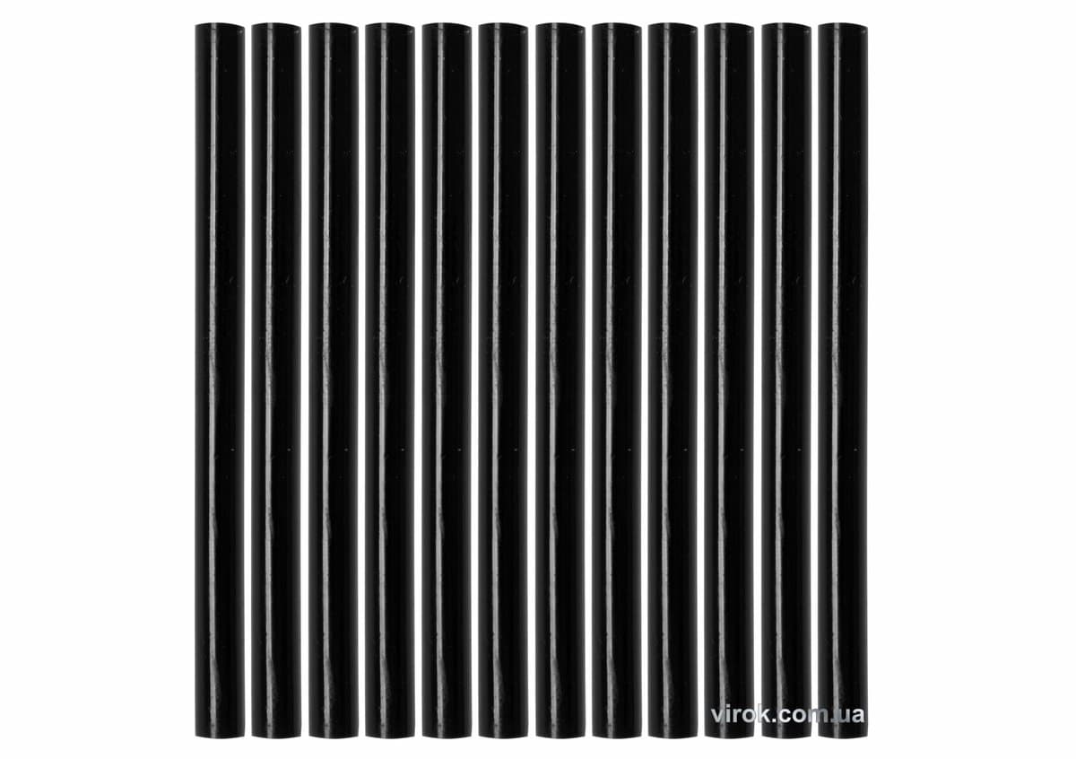 Стержні клейові YATO Ø=7,2 х 100 мм, чорні. уп. 12 шт. [50]