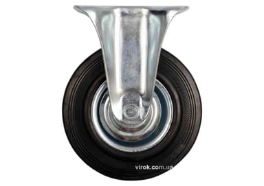 Колесо до візка Ø= 160 мм, b= 40 мм VOREL зі штивною опорою; h= 195 мм, навантаж.- 130 кг [10]