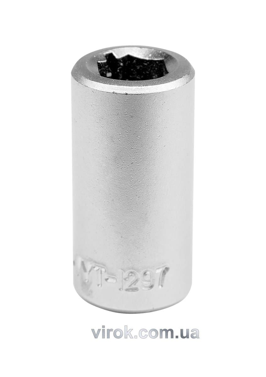 Перехідник для насадок викруткових YATO : квадрат 1/4"(F) HEX- 1/4 (M)6,3 мм, L= 24 мм [24/240/500]