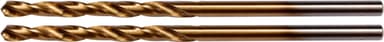 Свердла по металу титанові YATO : HSS-TIN, Ø= 2.8 мм, l= 61/33 мм, 2 шт [50/500]