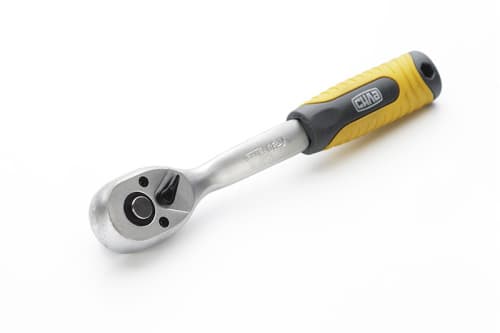 Ключ-тріскавка CrV 3/8 72T (з зігнутою ручкою) Профі СИЛА