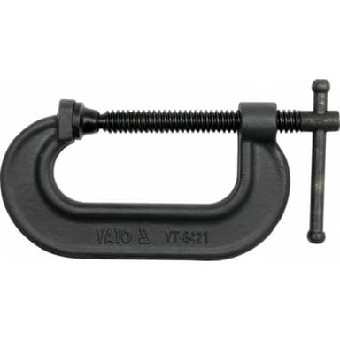 Струбцина YATO з гвинтовим затиском, тип "C" : l= 75 мм (3") [6/18]