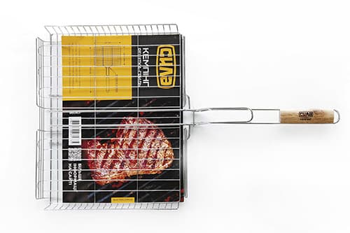 Решітка-гриль високий борт (69x43x34,5x6,5см) СИЛА