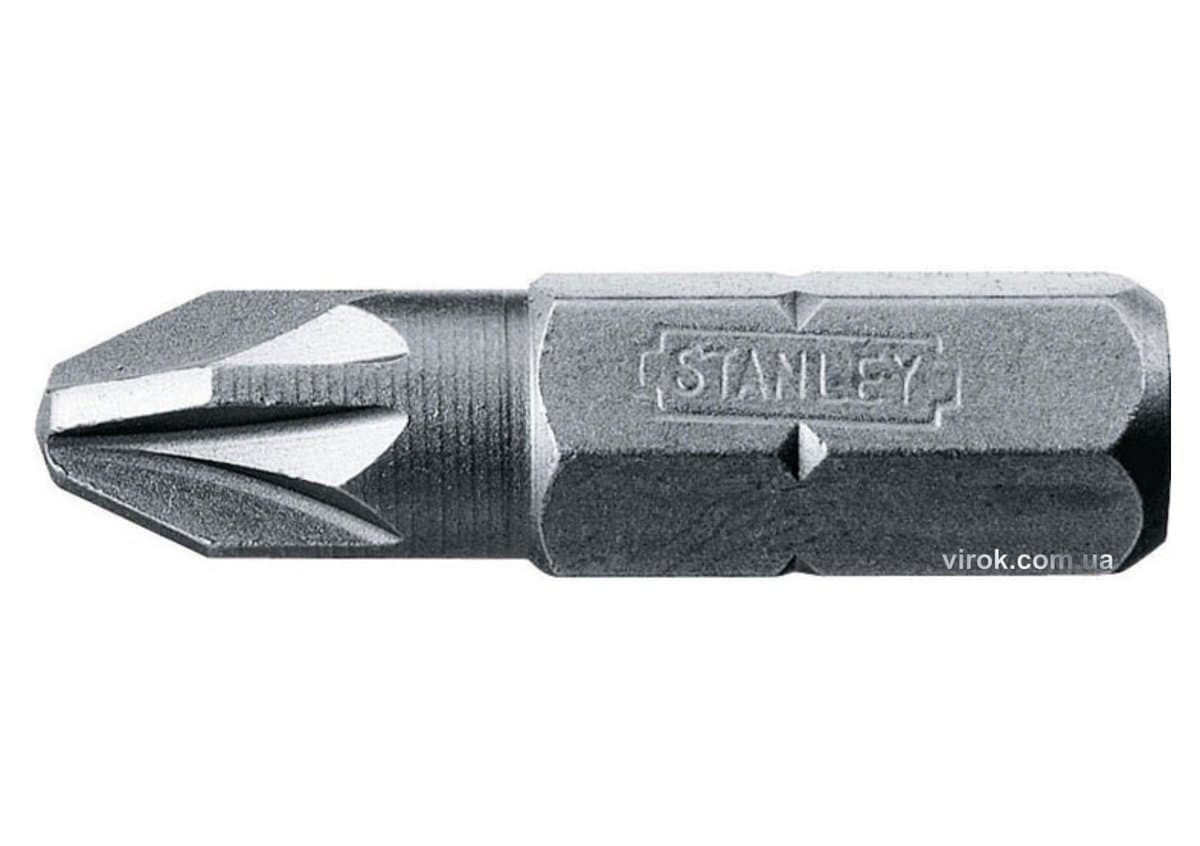 Насадка викруткова STANLEY : "Pozidriv" PZ1 х 25 мм. 25 (Шт/Уп.)