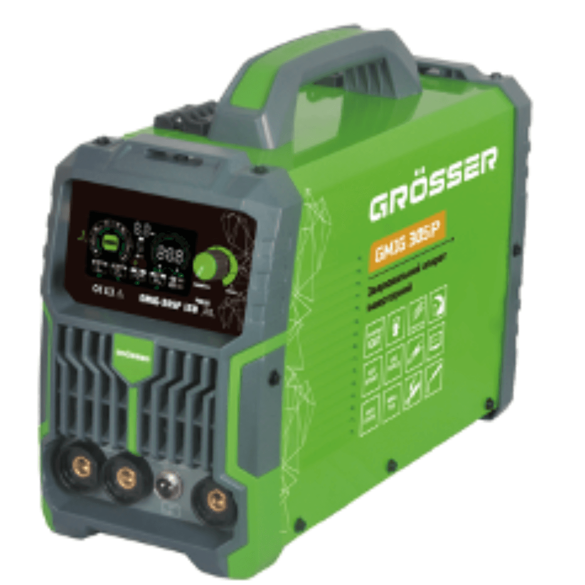 Зварювальний напівавтомат Grösser GMIG-305P (без газу) Pulse function
