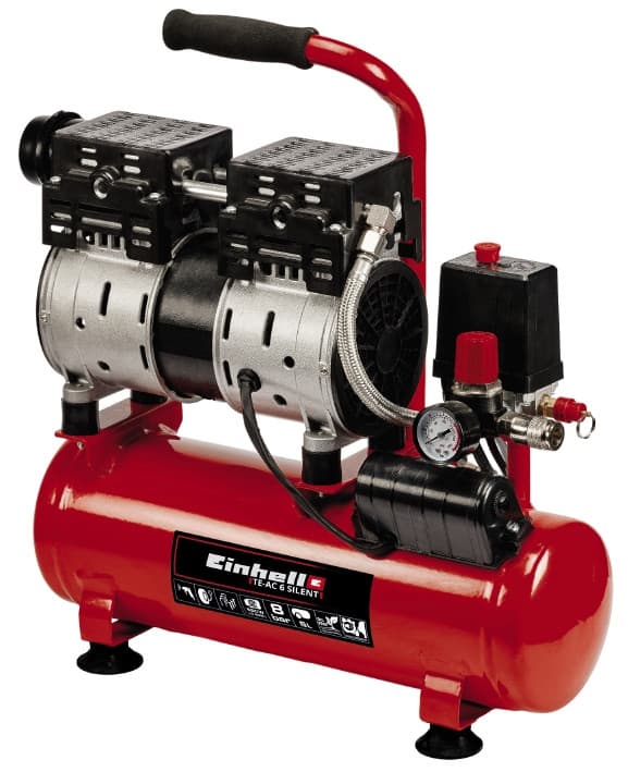 Компресор повітряний Einhell TE-AC 110/6 Silent Plus (4020600)
