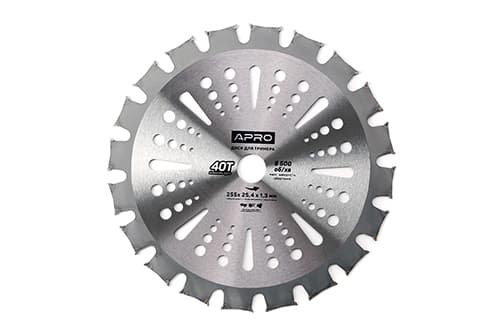 Диск для тримера з твердосплавними напайками 40Т Double APRO