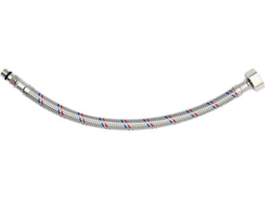 Шланг водопровідний з опліткою з нерж сталі FALA l= 300мм Ø= 8/12, з'єдн F-1/2" х M-M10x1- 17мм 1МПа