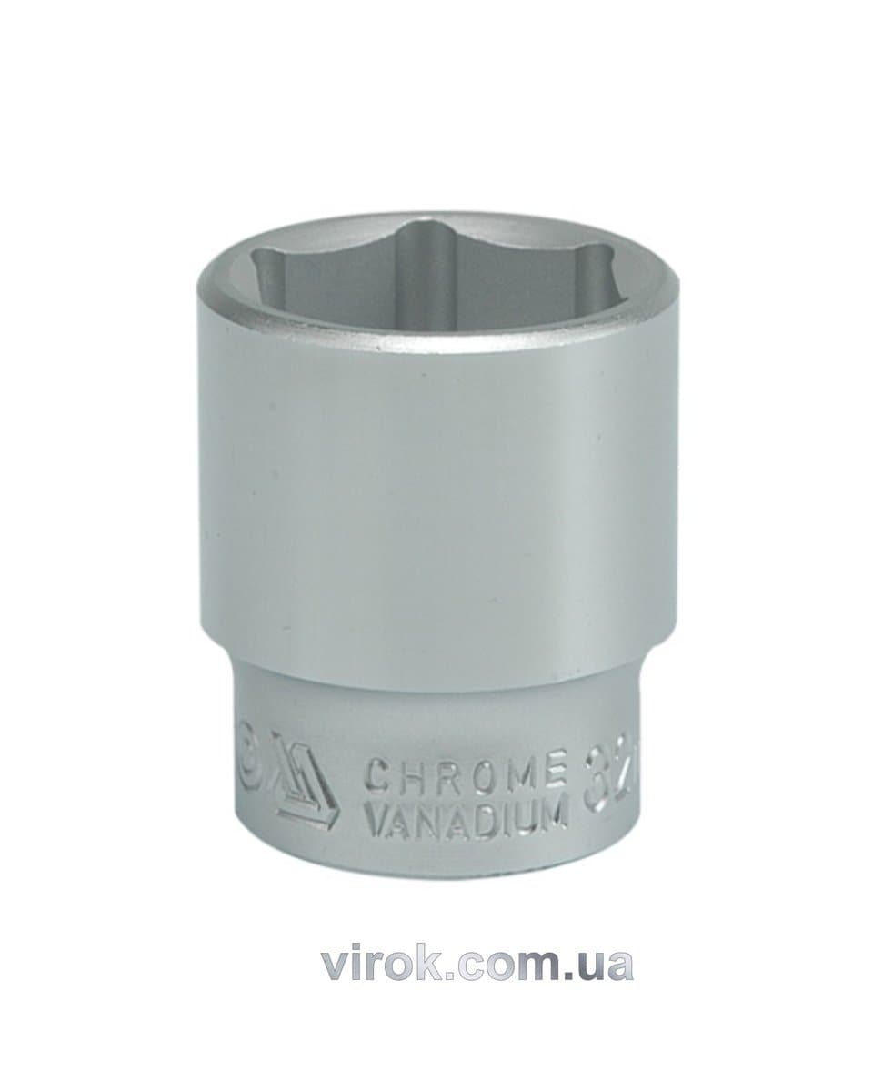 Головка торцева 6-гранна YATO : квадрат 3/4", М= 32 мм, L= 55 мм [8/48]