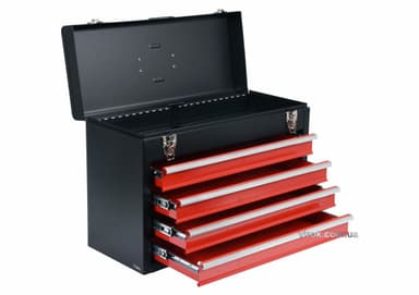 Ящик для інструменту металевий YATO з 4-ма шуфлядами, 218х 360х 520 мм [1]
