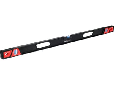 Рівень ударостійкий з магнітами YATO: L= 1 м. 3 капсули в алюмінієвому корпусі, 2 ручки [15]