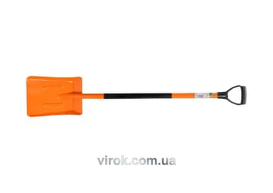 Лопата совкова FLO з підвищеним бортом з метал. держаком з DY ручкою наконечником [120]