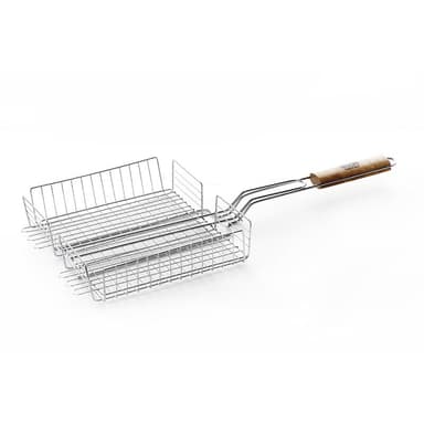 СИЛА Решітка-гриль високий борт з антипригарним покриттям (56x31x24x5,5см)