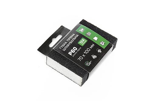 Губка шліфувальна APRO чотирьохстороння пряма P60