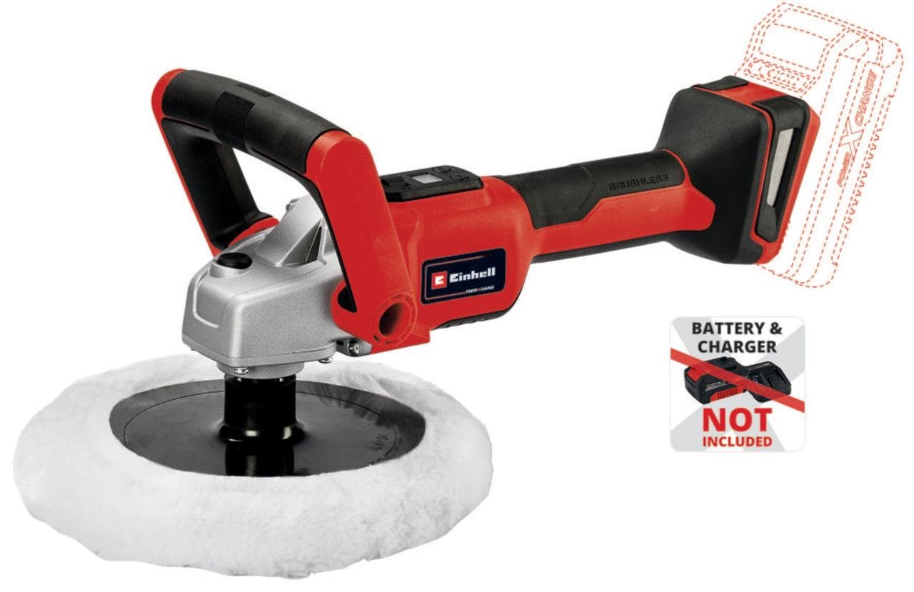 Полірувальна машина акумуляторна Einhell CE-CP 18/180 Li E - Solo (2093320)