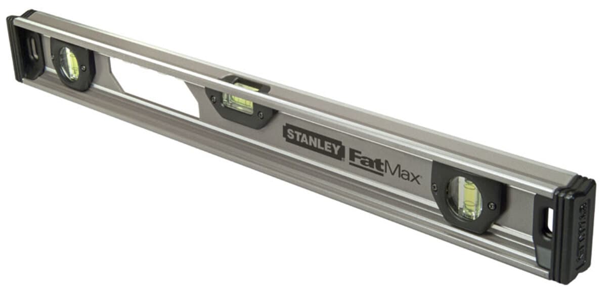 Рівень STANLEY "FatMax I Beam" : L= 60 см, 3 капсули, алюмінієвий корпус