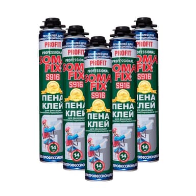 SOMA FIX Піна-клей професійна монтажна PROFIT 750 мл (для теплоізол.пліт)