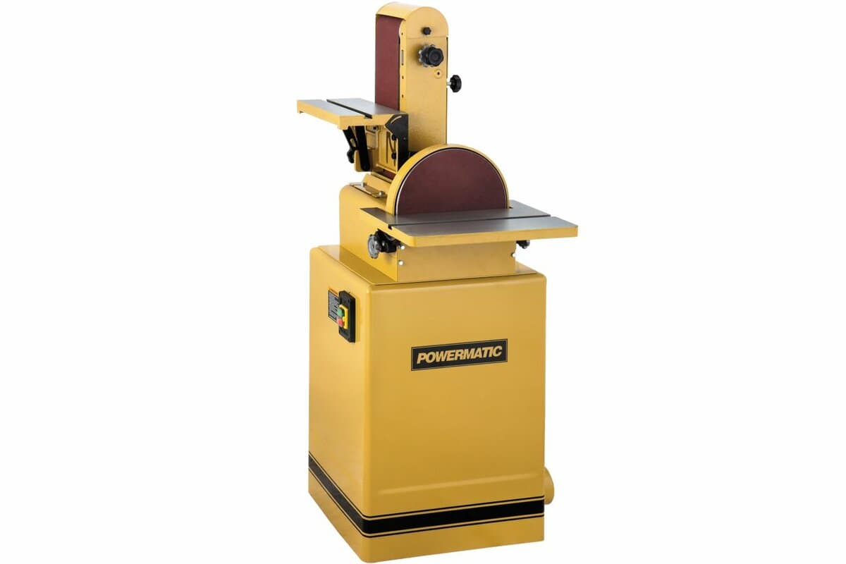 Шліфувальний тарілко-стрічковий верстат POWERMATIC 31A : 230В, 2(1,5)кВт, роб.стіл- 230х430 мм (2М)