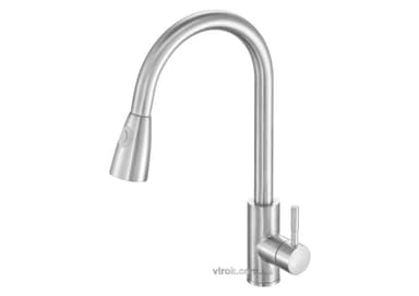 Змішувач води FALA для кухонної раковини "STEELY 4" з кульовим регулятором [5]