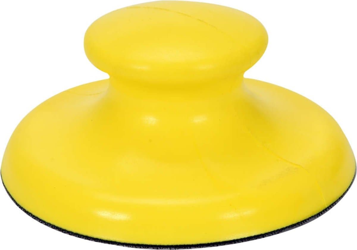 Блок-тримач для шліфування круглий VOREL: Ø= 150 мм з платформою-липкою "Велкро" [10/60]