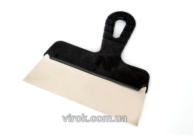 Шпатель малярний VIROK : 350 мм. нержавійка, пластмасова ручка [25]