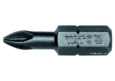 Насадка викруткова YATO : "Pozidriv" PZ1 x 25 мм. HEX 1/4". 50 (Уп/Шт.) [20/40]