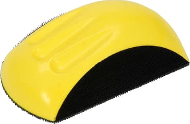 Блок-тримач для шліфування VOREL: 150х 85х 75 мм з платформою-липкою "Велкро" трапецев. [10/120]