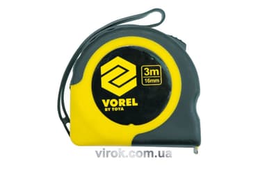 Рулетка VOREL : L= 3 м x 16 мм [12/120]