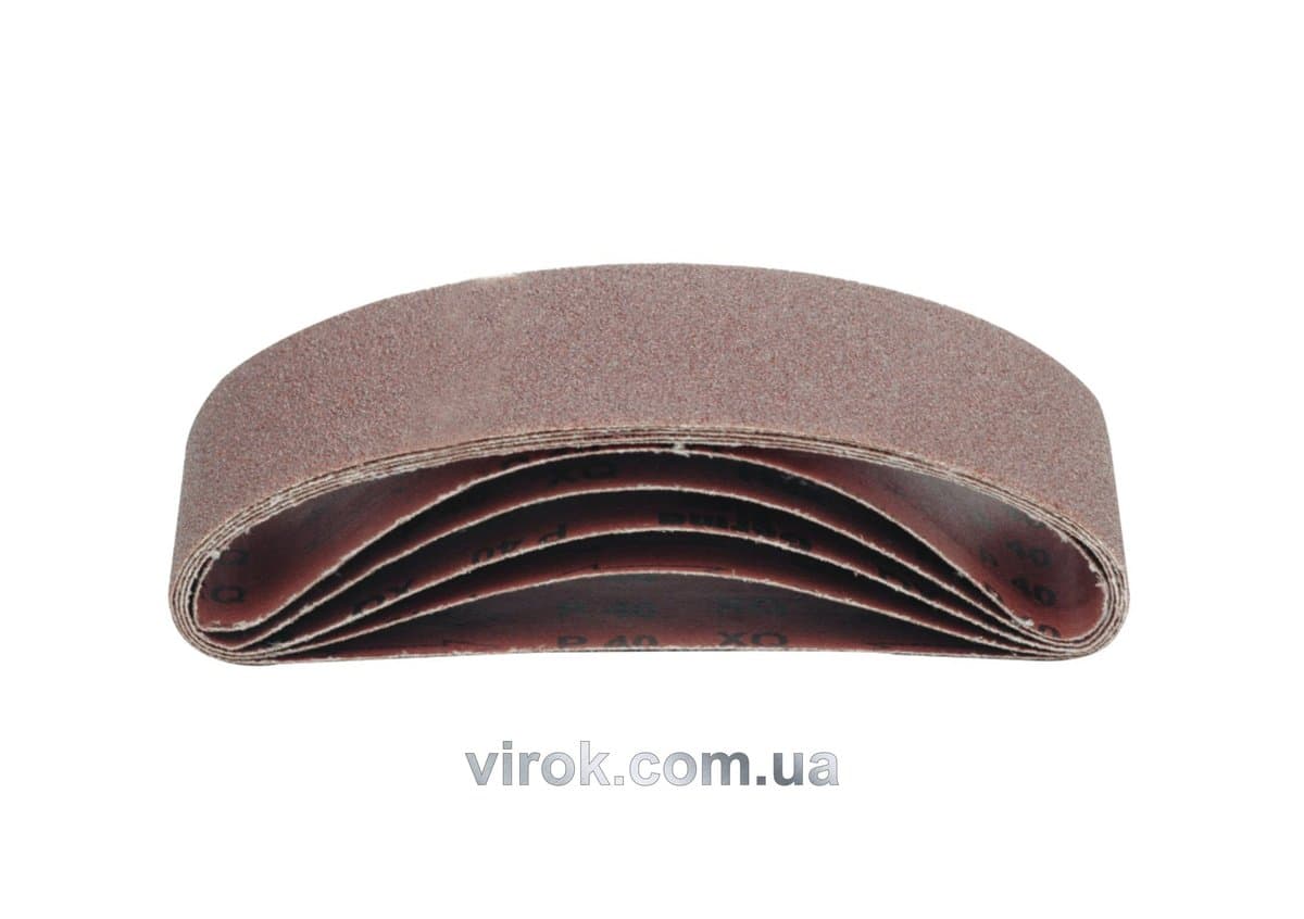 Стрічка шліфувальна VOREL *безкінечка* : 75х533мм P-100 5шт. [20/60]