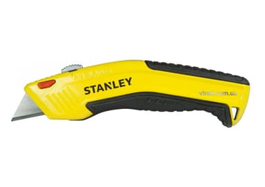 Ніж STANLEY "InstantFeed" : L= 150 мм. висувне лезо, трапецевидне, для оздоблюв. робіт, DW