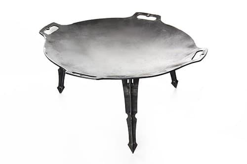 Сковорода туристична з ручками 480мм товщина 4мм СИЛА